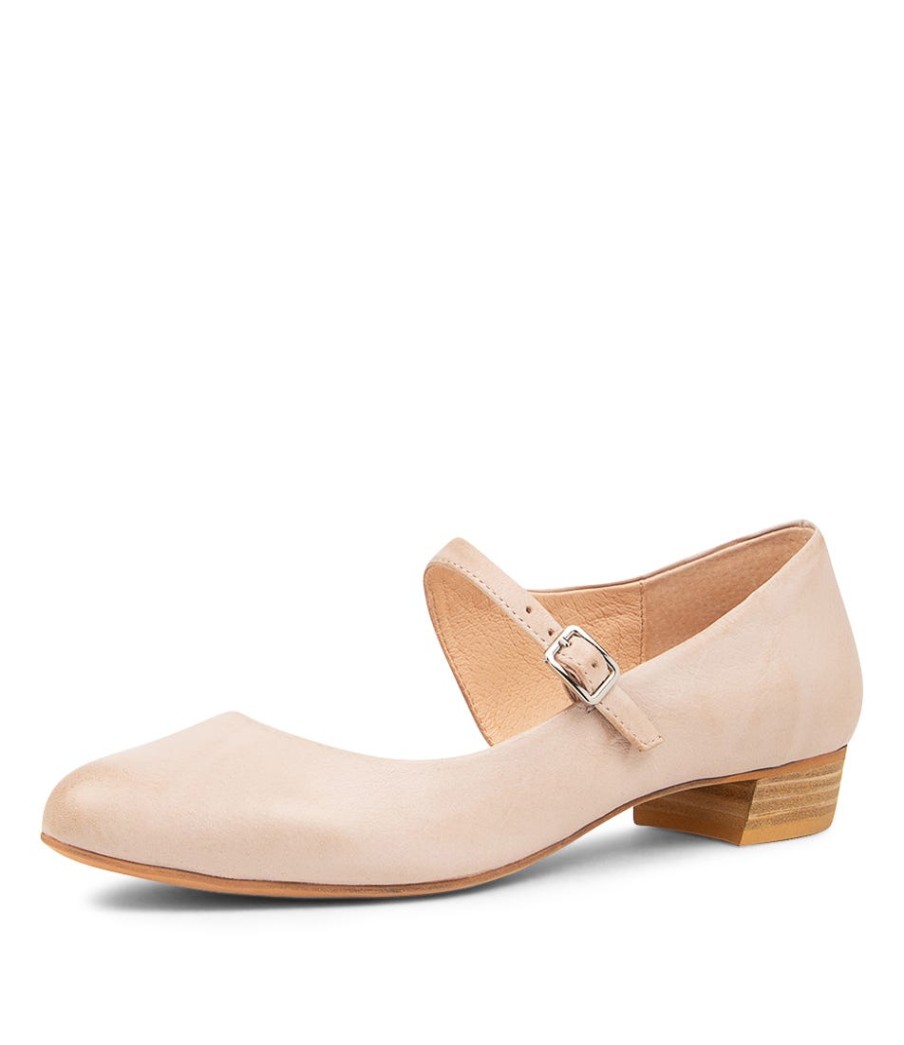 DJANGO & JULIETTE Edna Cafe Leather Mary Janes | Flats