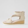 DJANGO & JULIETTE Ismet Almond Leather Espadrilles | Espadrilles