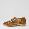 DJANGO & JULIETTE Alikam Tan Leather Flat Shoes | Flats