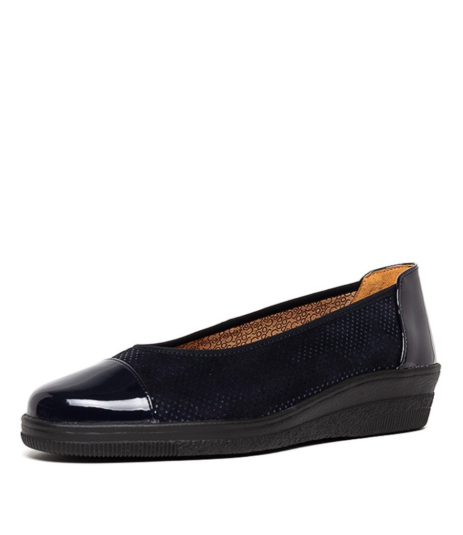 GABOR Yvonne Ocean Patent-Suede | Comfort