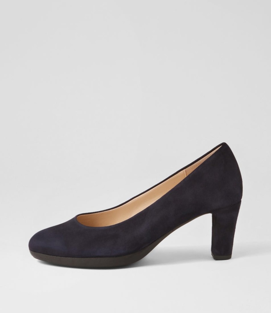 GABOR Lisbeth Atlantic Suede Heels | Comfort