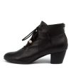 DJANGO & JULIETTE Defreeze Dj Black Black Heel Leather | Boots