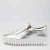 DJANGO & JULIETTE Bump Dj Silver Leather | Sneakers