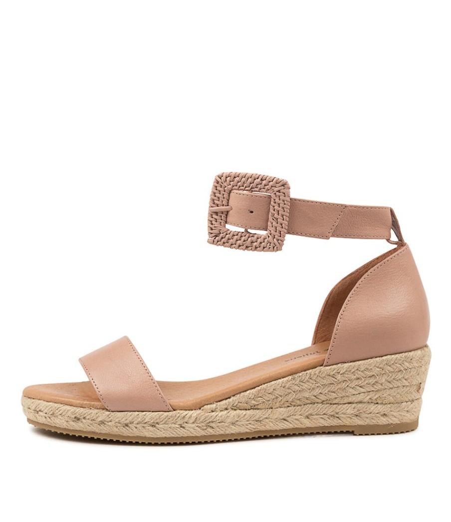 DJANGO & JULIETTE Sprout Dj Rose Rose Leather Buckle | Espadrilles