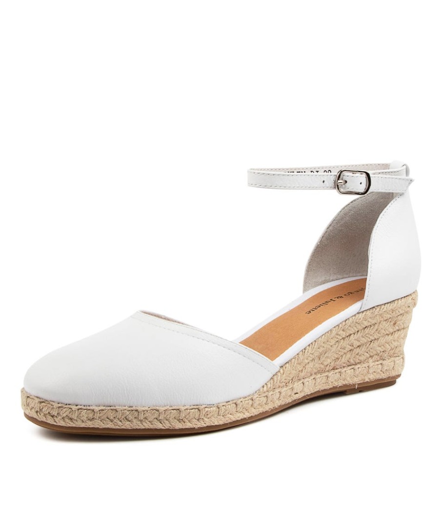DJANGO & JULIETTE Rylen Dj White Natural Rope Leather | Espadrilles
