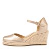 ZIERA Autumn W Champagne Leat | Espadrilles