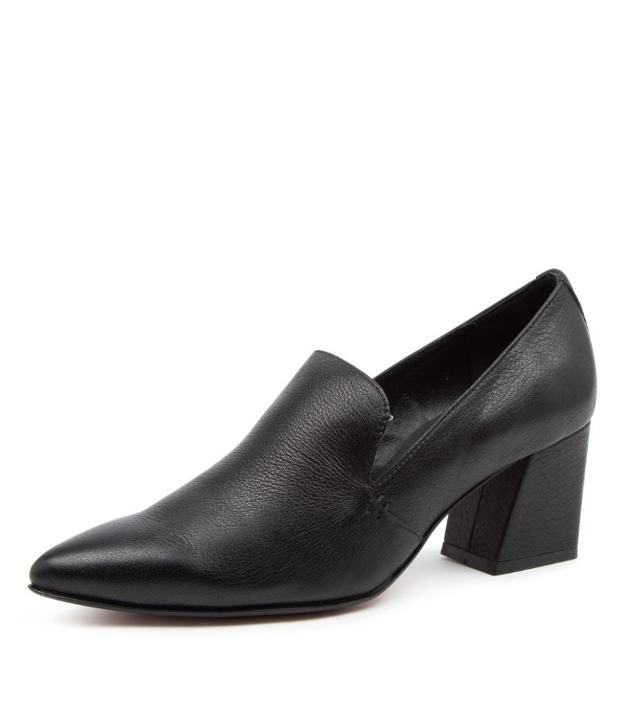DJANGO & JULIETTE Missies Black Leather | Heels