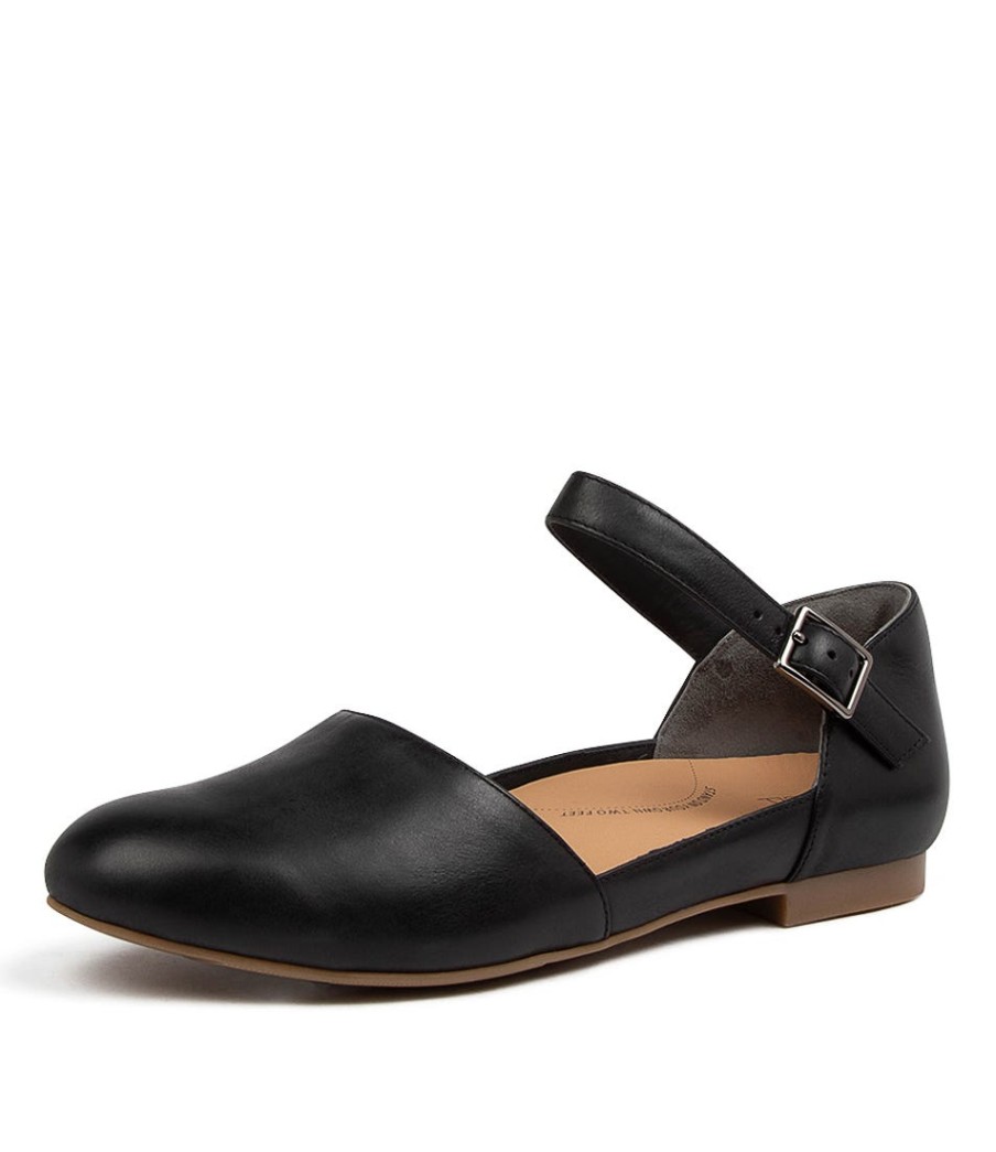 ZIERA Cavalcade Xf Black Leathr | Flats