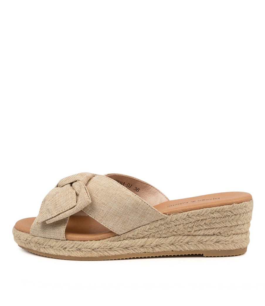 DJANGO & JULIETTE Serena Natural Fabric | Espadrilles