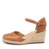 ZIERA Autumn W Tan Leather | Espadrilles