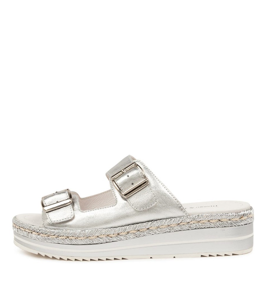 DJANGO & JULIETTE Axel Silver Rope Leather | Espadrilles