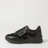 ARA Neapel 14 Schwarz Leather Suede Sneakers | Comfort