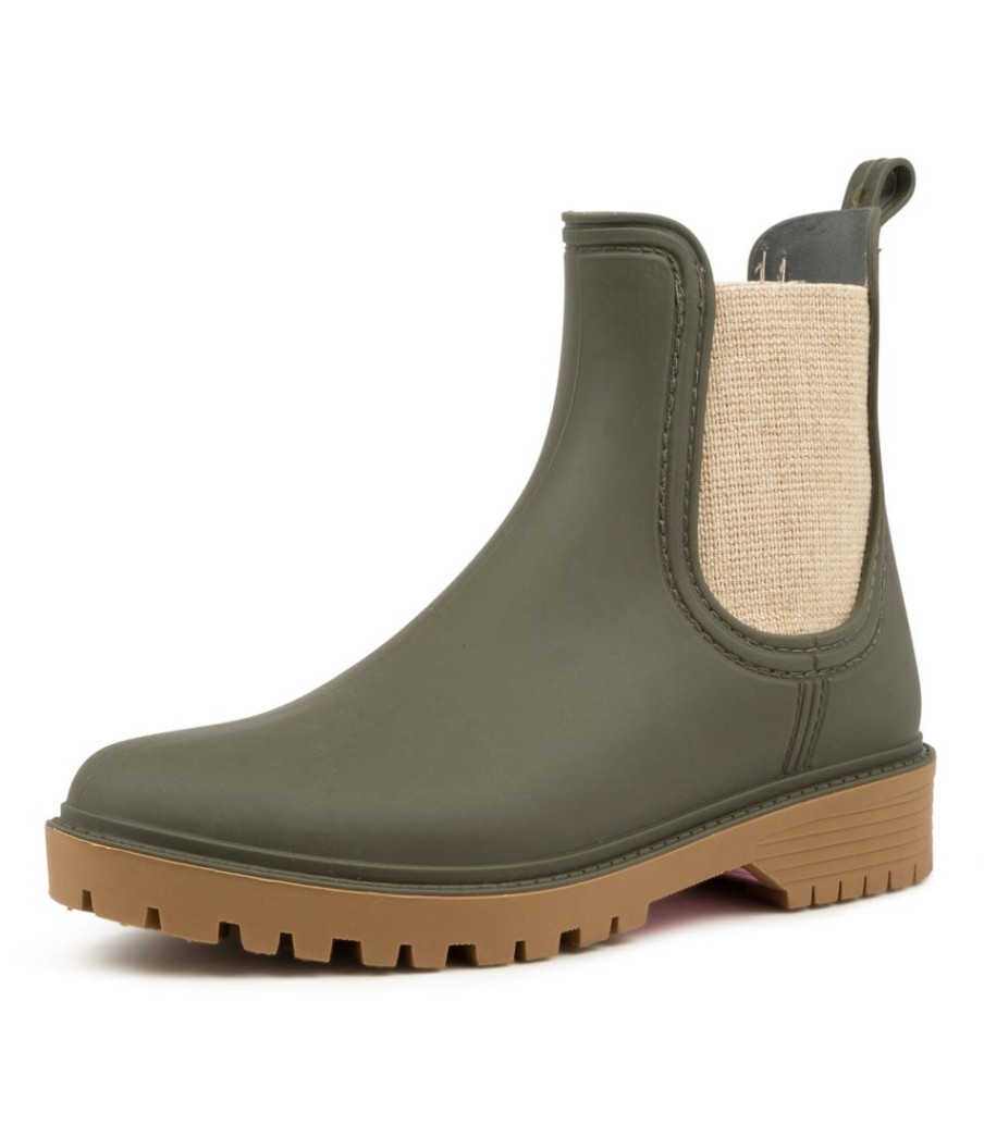 DIANA FERRARI Laurina Olive Gumboot | Boots