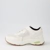 GEOX D Alhour A White Leather Suede Sneakers | Comfort