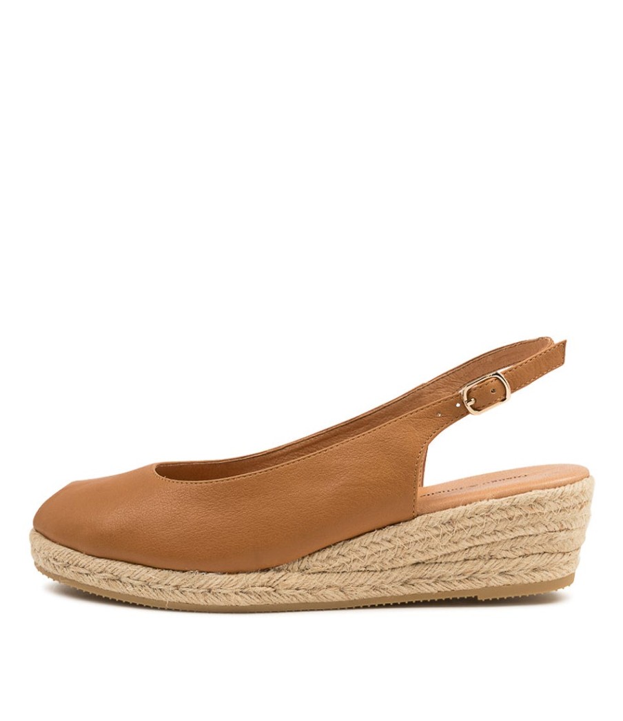 DJANGO & JULIETTE Saniarly Lrg Dk Tan | Espadrilles