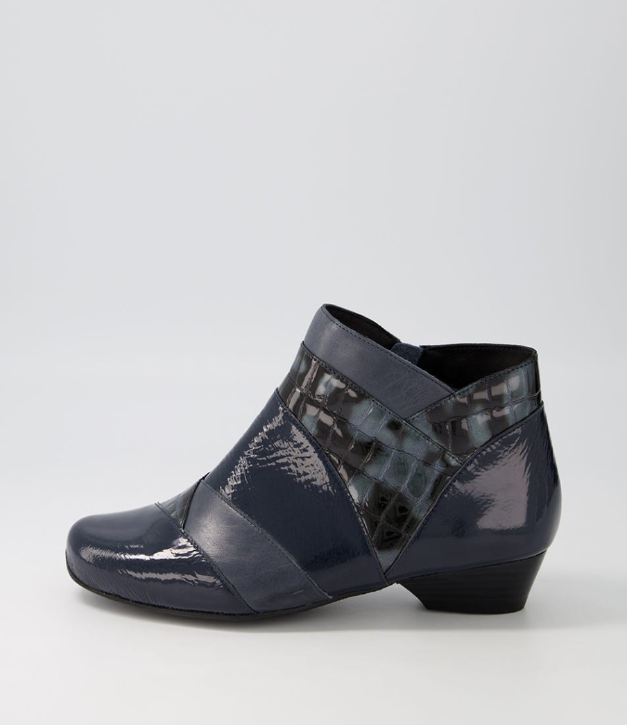 ZIERA Canton Xw Navy Mix Ankle Boots | Boots