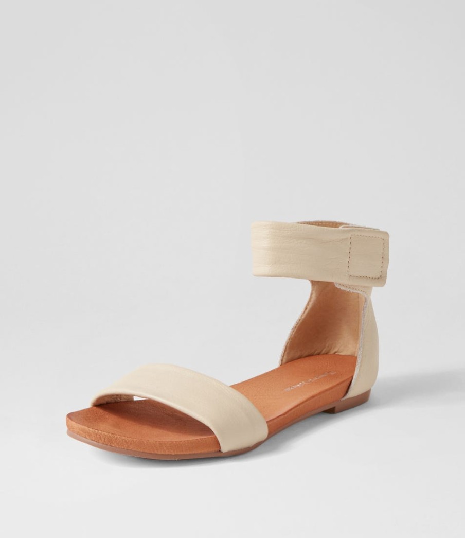 DJANGO & JULIETTE Juzz Milk Leather Sandals | Flats