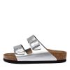 BIRKENSTOCK Arizona Silver Birkoflor | Comfort