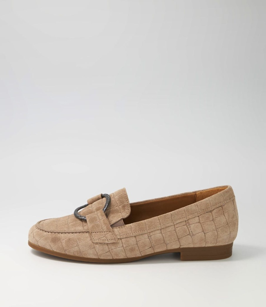GABOR Quinn Silk Suede Brogues | Comfort