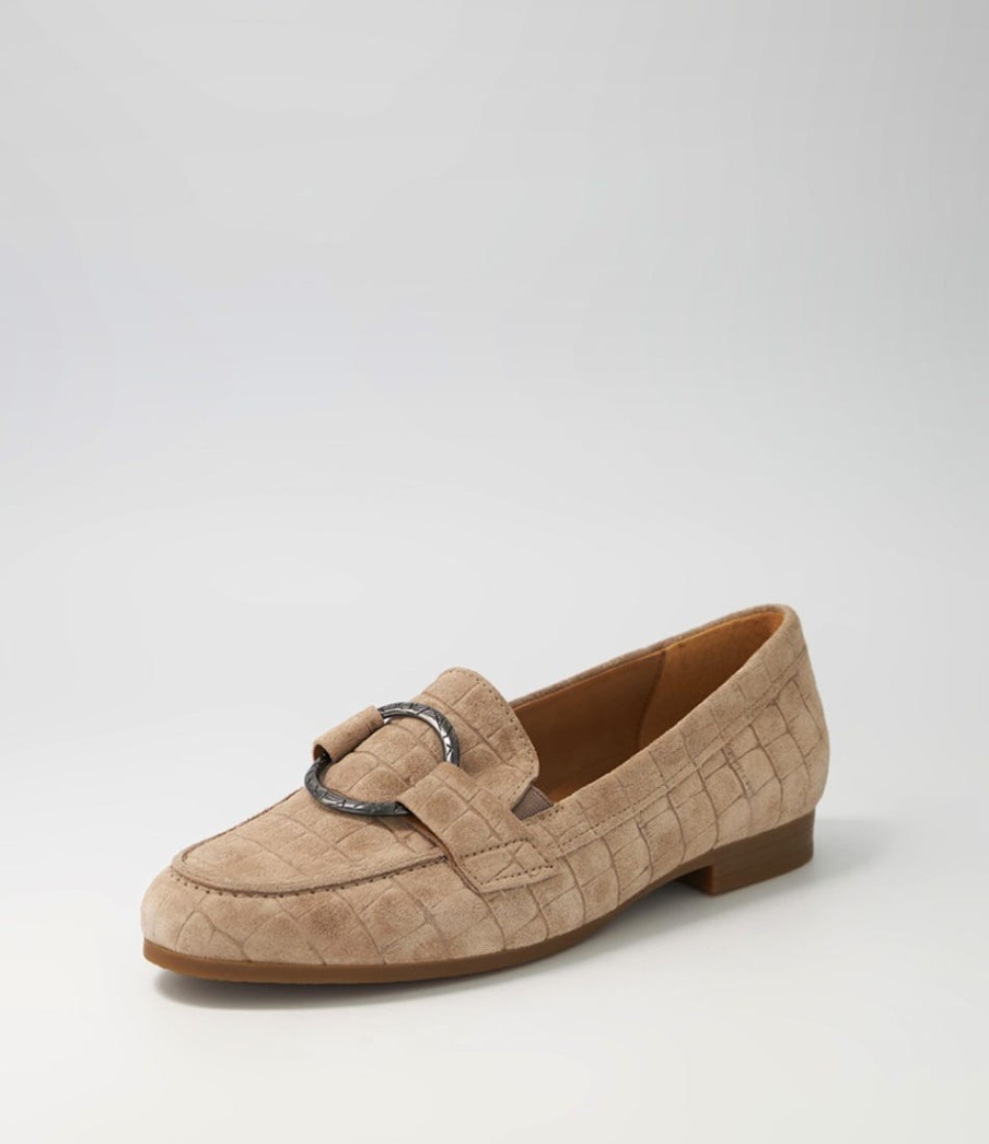 GABOR Quinn Silk Suede Brogues | Comfort