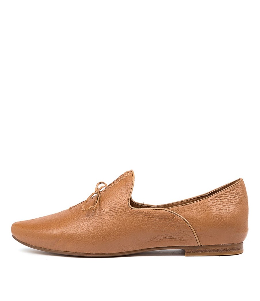 TOP END Sommer Dk Tan Leather | Flats