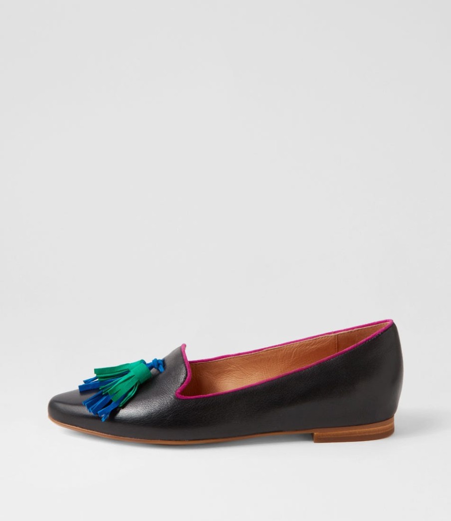 TOP END Sebras Black Multi Loafers | Loafers