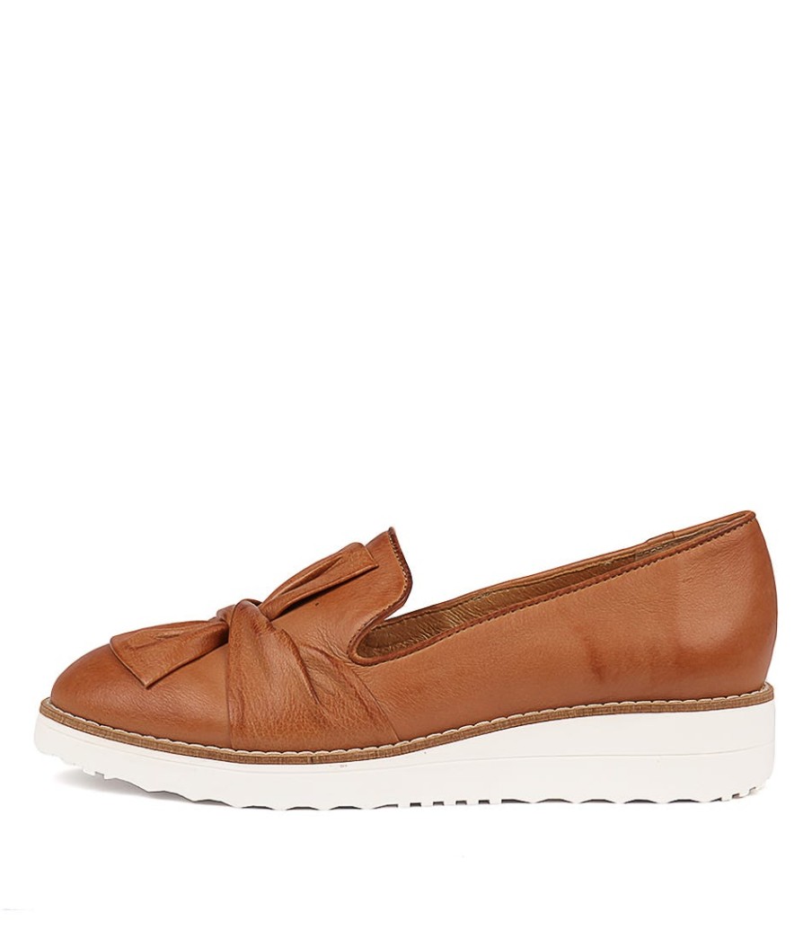 TOP END Oclem Dk Tan Leather | Loafers