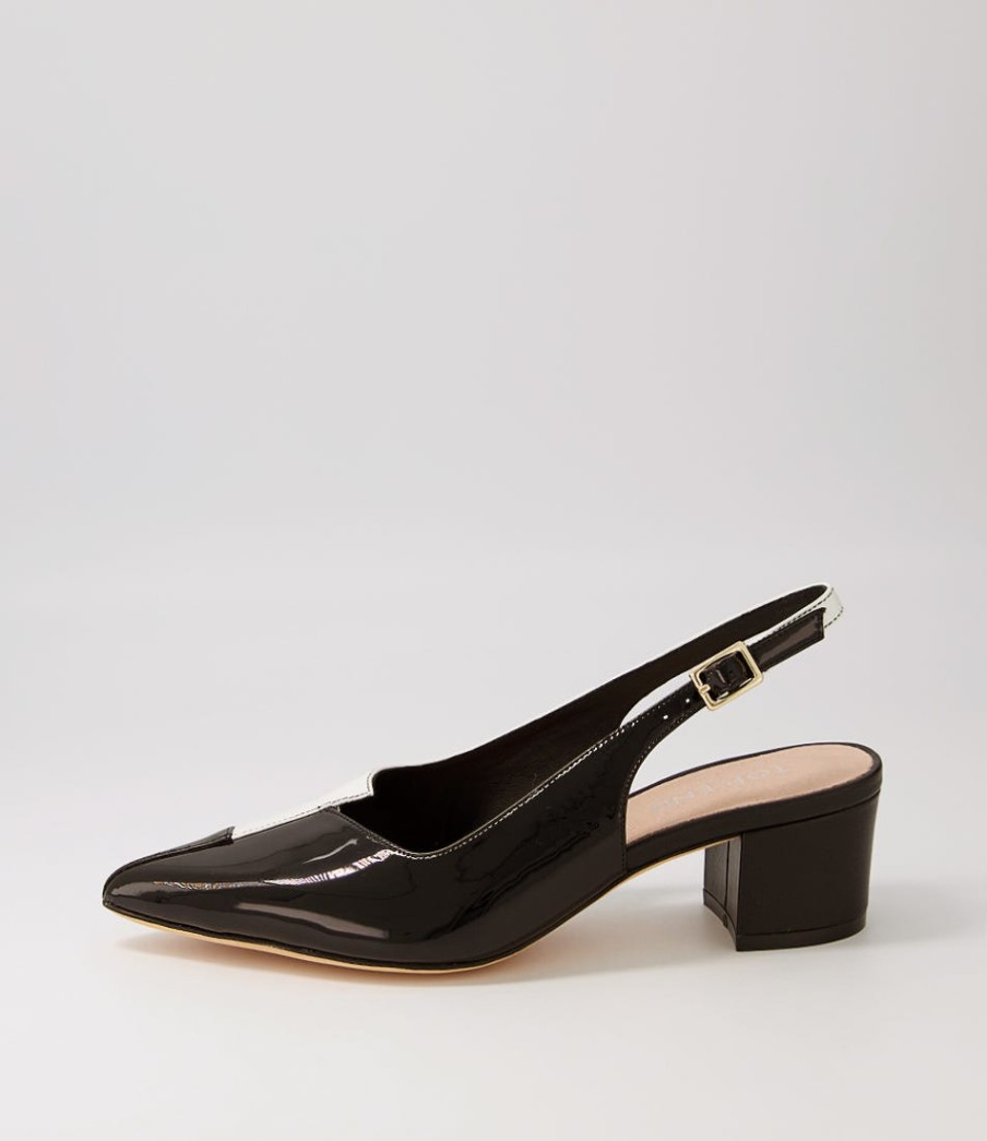TOP END Amedeo Black White Multi Heels | Heels
