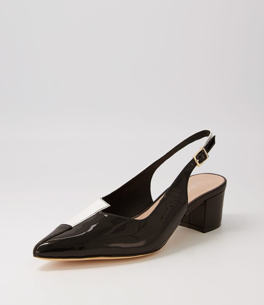 TOP END Amedeo Black White Multi Heels | Heels