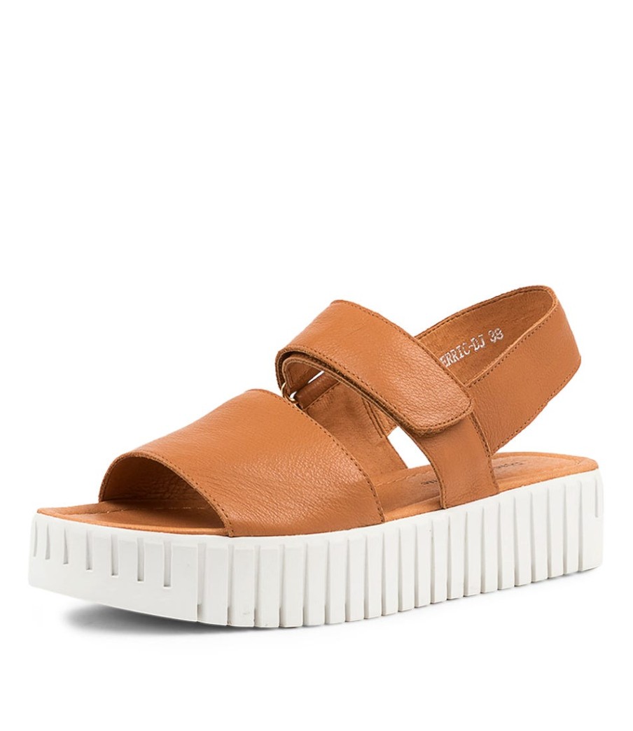 DJANGO & JULIETTE Erric Scotch Leather Sandals Ws | Wedges
