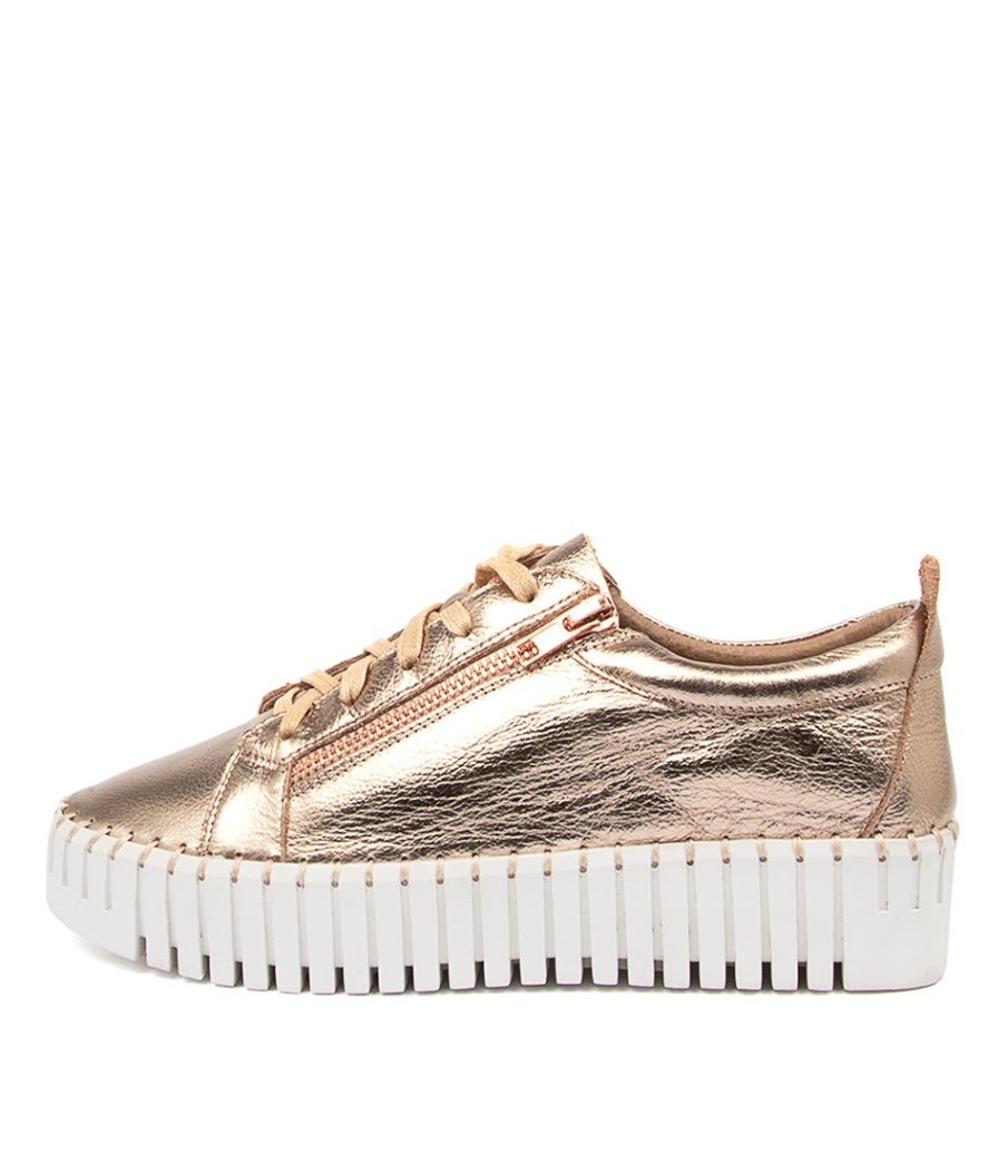 DJANGO & JULIETTE Bump Dj Champagne Leather | Sneakers