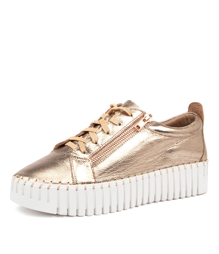 DJANGO & JULIETTE Bump Dj Champagne Leather | Sneakers