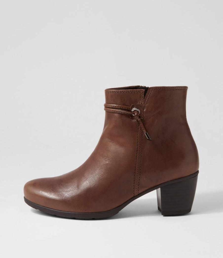 GABOR Rena Mohair Leather Ankle Boots | Boots