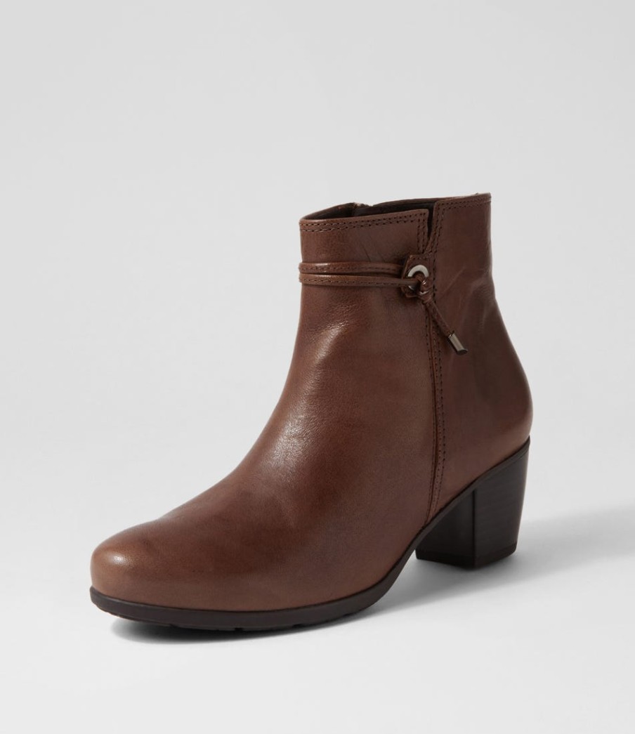 GABOR Rena Mohair Leather Ankle Boots | Boots