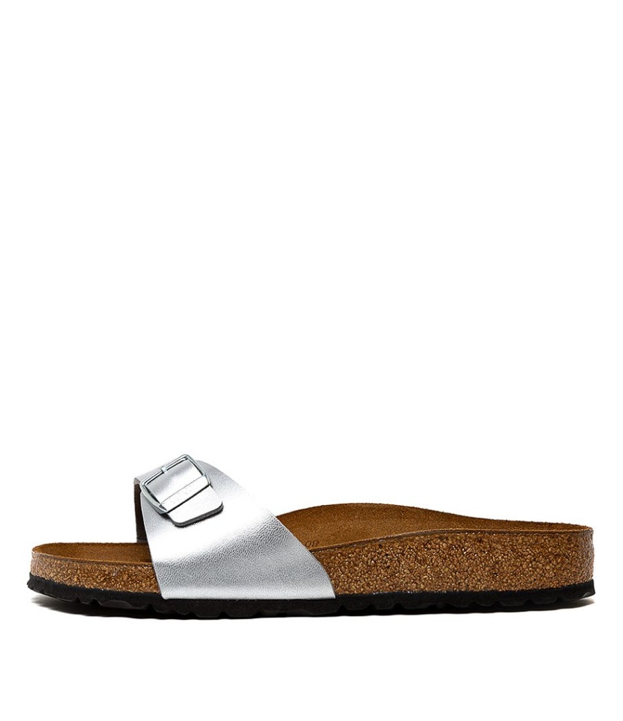 BIRKENSTOCK Madrid Bk Metallic Silver Birkoflor | Comfort