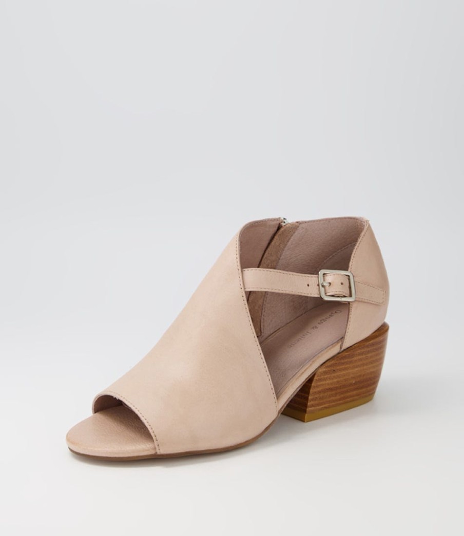 DJANGO & JULIETTE Elvira Cafe Leather Sandals | Heels