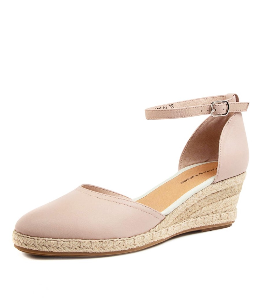 DJANGO & JULIETTE Rylen Dj Nude Natural Rope Leather | Espadrilles