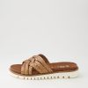 ARA Kent Sport S 20 Whiskey Tan Leather Sandals | Comfort