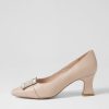 DJANGO & JULIETTE Pronda Nude Leather Heels | Heels