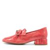 DJANGO & JULIETTE Viserys Coral Shrunken Patent Heels | Loafers