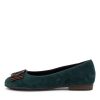 ARA Sardinia 09 Peacock Suede Ballet Flats | Comfort
