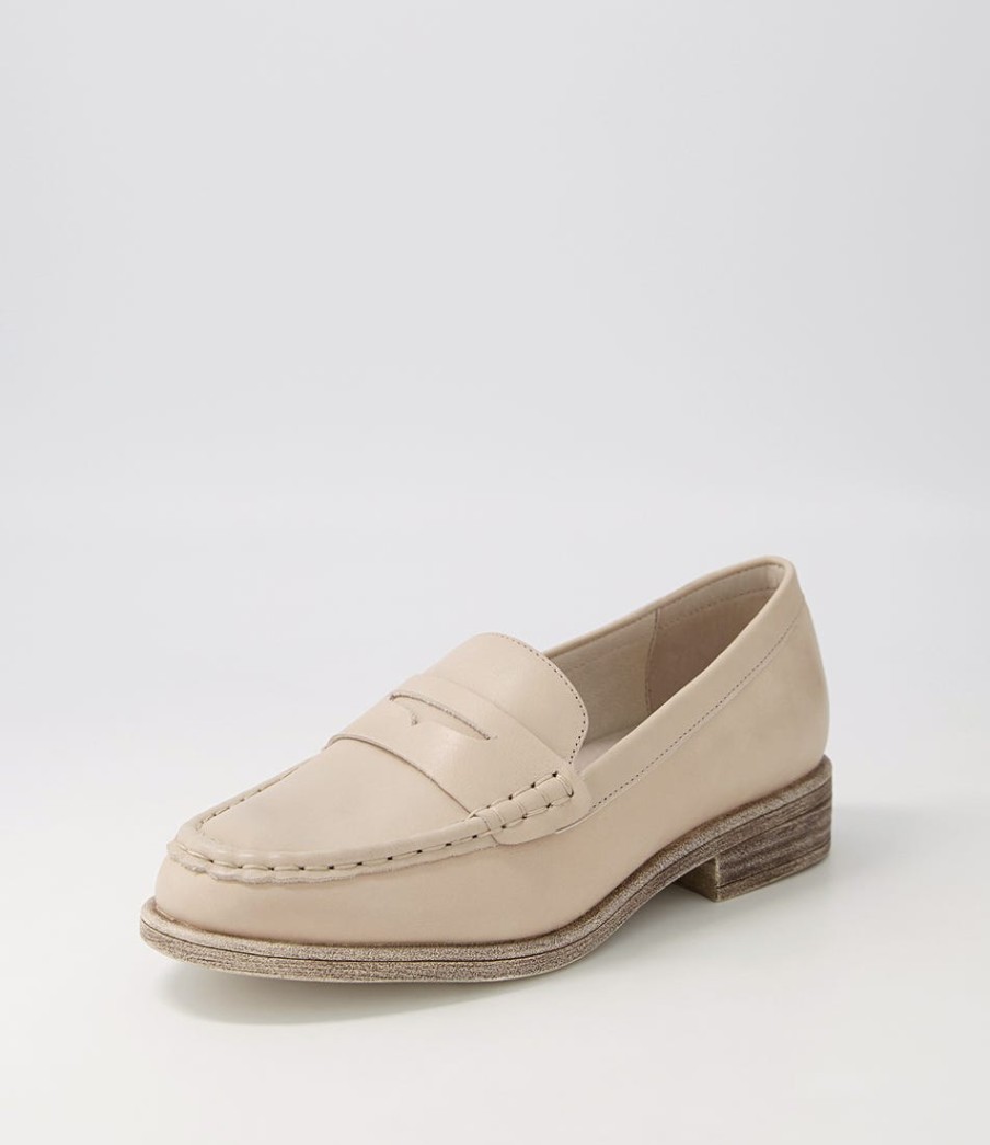 DJANGO & JULIETTE Messina Almond Leather Loafers | Loafers
