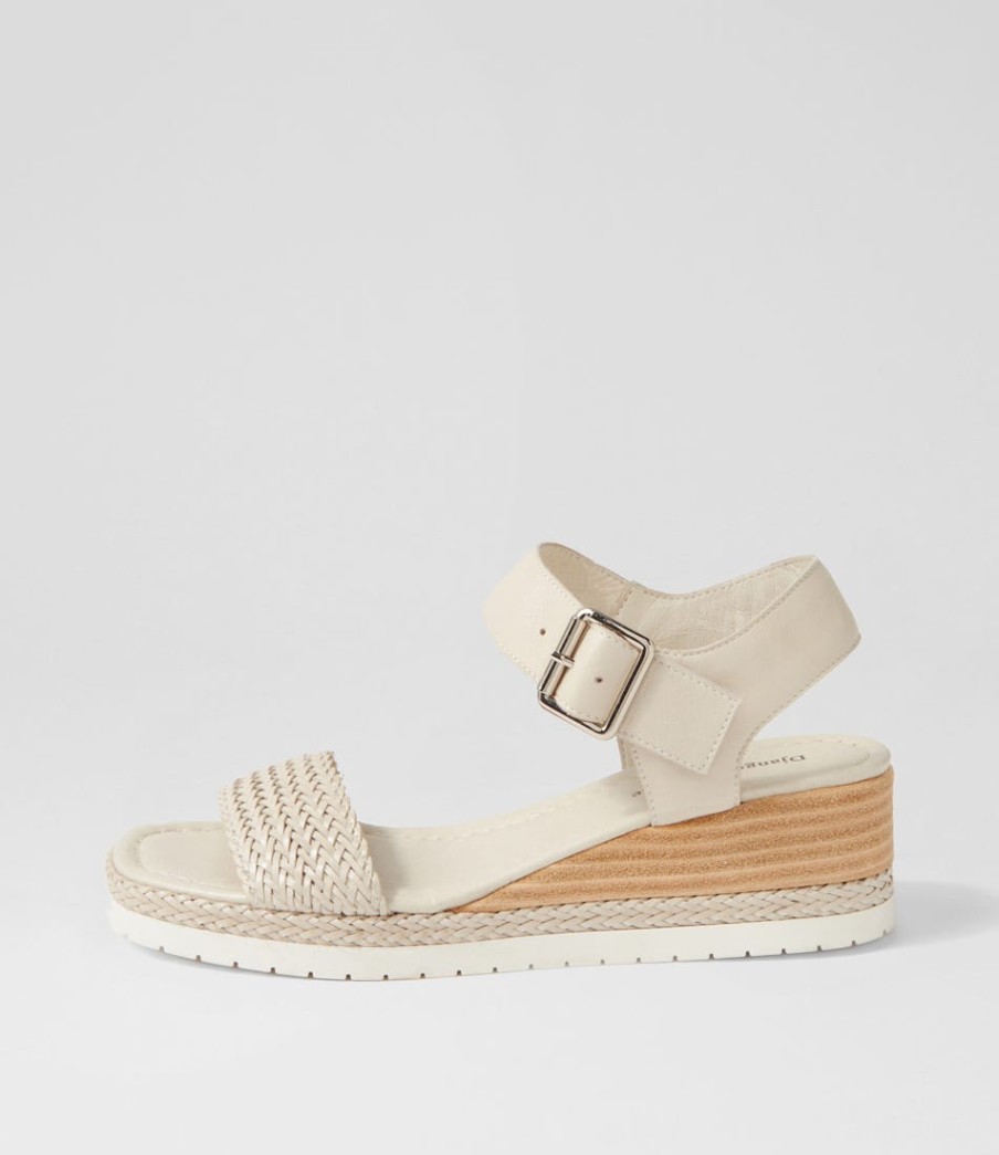DJANGO & JULIETTE Imari Nougat Weave Leather Espadrilles | Espadrilles