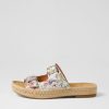 ZIERA Kapila W Wild Flower Leather Espadrilles | Espadrilles