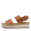 DJANGO & JULIETTE Atha Dk Tan Leather | Espadrilles