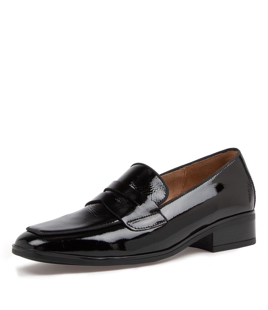 GABOR Rabke Schwarz Leather Loafers | Loafers