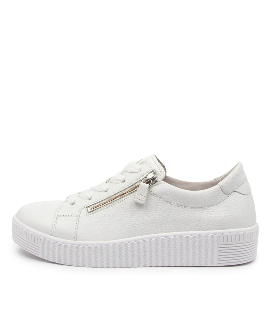GABOR Amelia Weiss Leather | Comfort