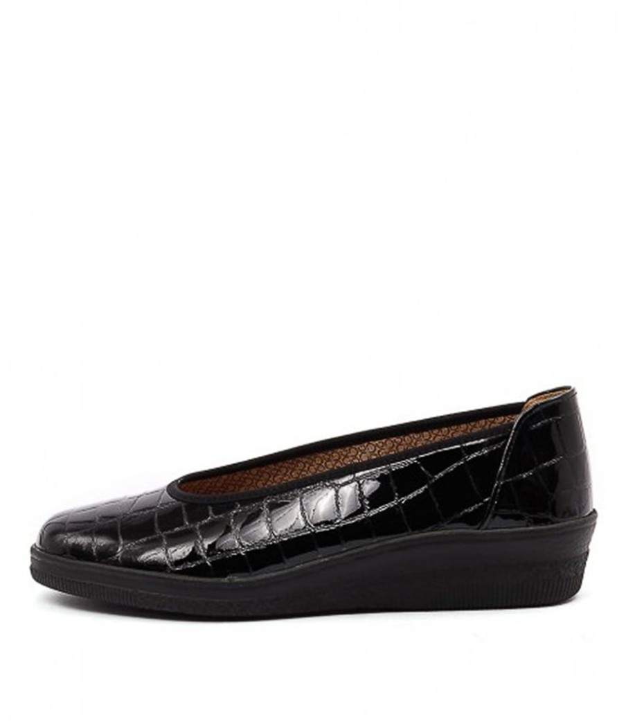 GABOR Trista Schwarz Patent Leather | Comfort