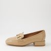 DJANGO & JULIETTE Velam Cafe Patent Leather Heels | Loafers