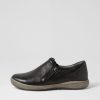 JOSEF SEIBEL Caren 31 Schwartz Leather Sneakers | Comfort